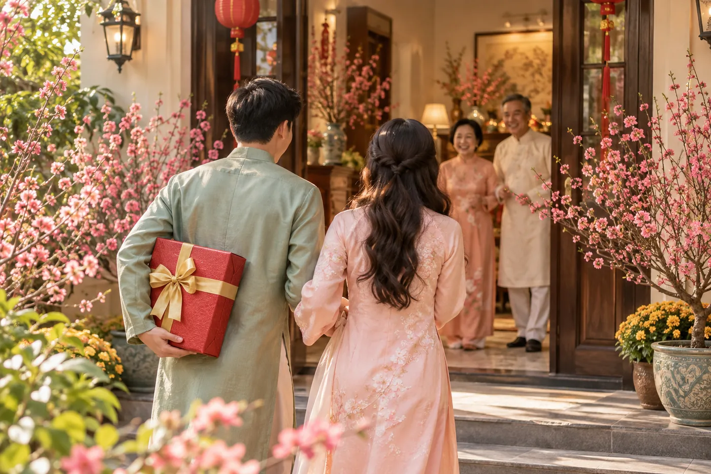 Quà biếu Tết nhà người yêu: chọn gì để ghi điểm lần đầu ra mắt?