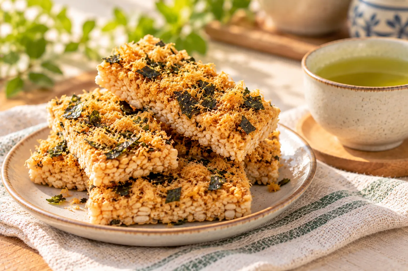 Thanh gạo lứt chà bông, rong biển: ăn vặt healthy có giúp giảm cân không?